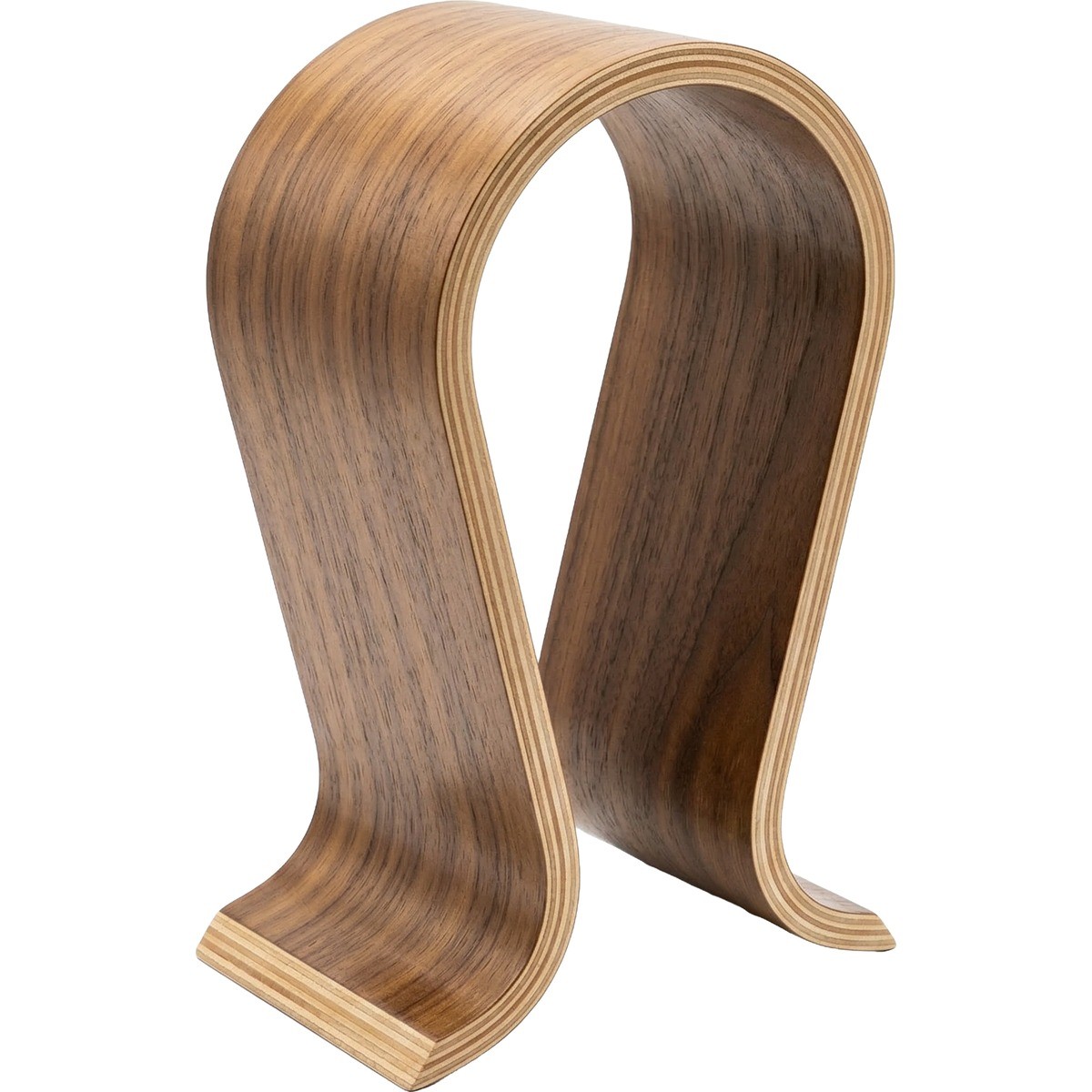 Record E08 walnut headphone stand