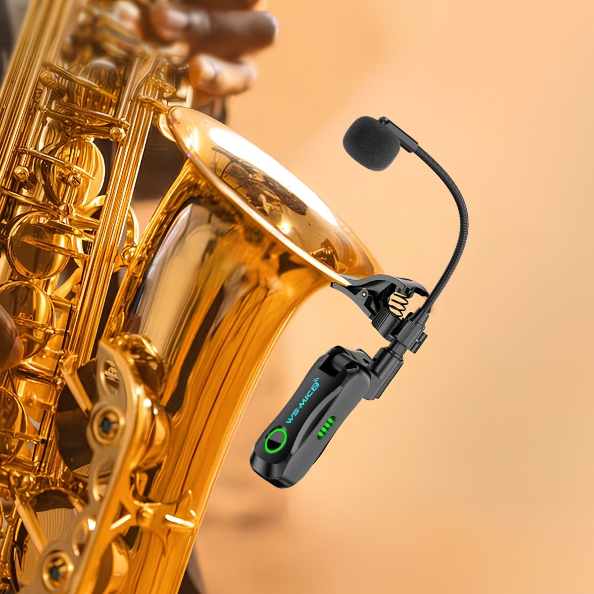 Record Mic2 wireless system for saxophone etc.