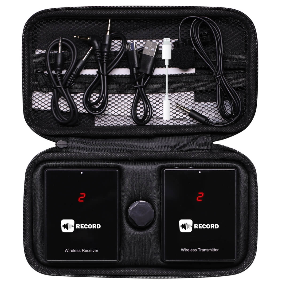 Record WM-41 wireless clip-on microphone set
