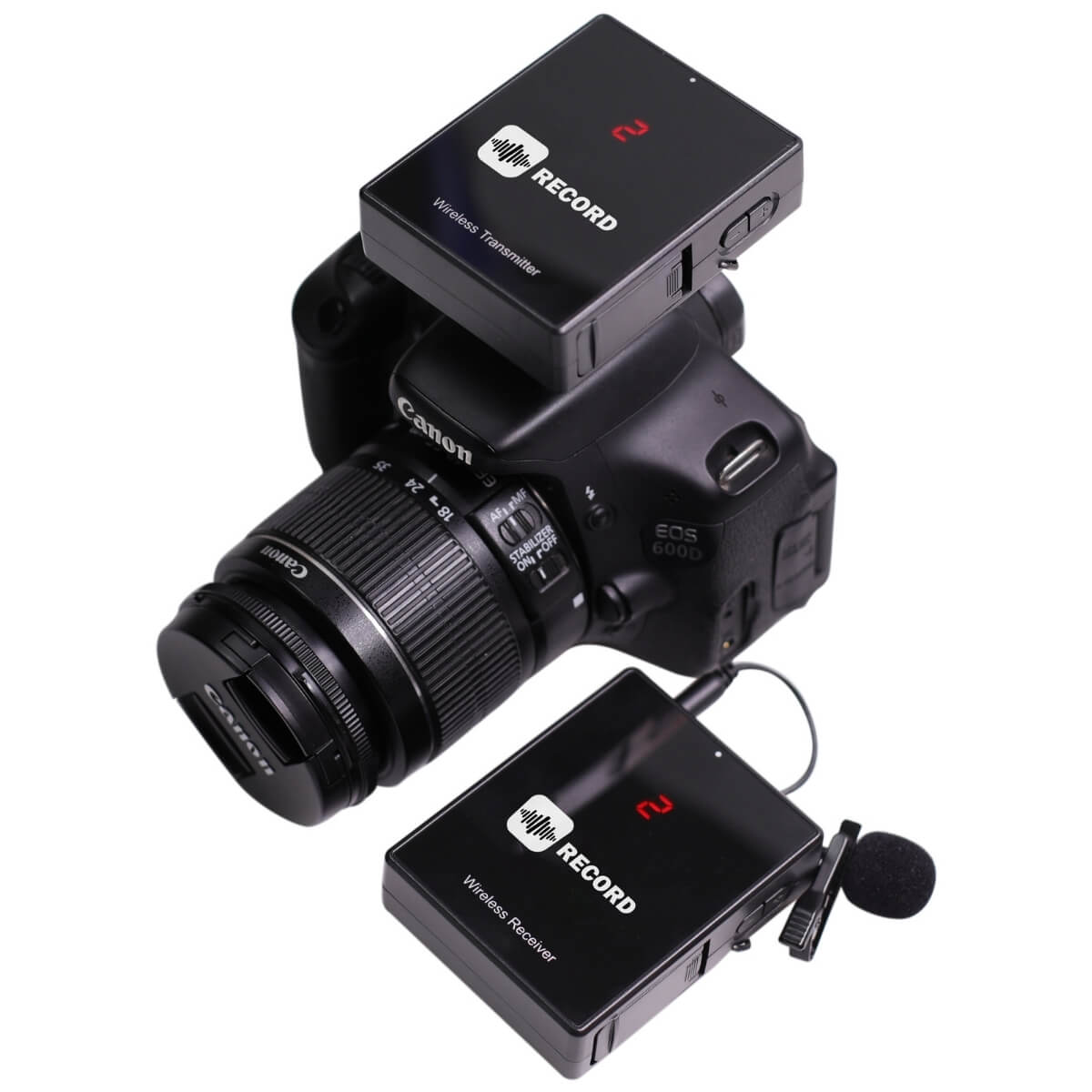 Record WM-41 wireless clip-on microphone set